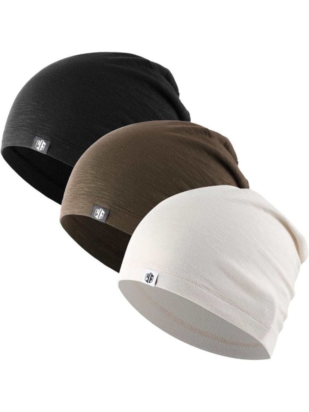 Cooling Skull Caps for Men & Women - 3 Pack Soft, Breathable Cycling Hats for